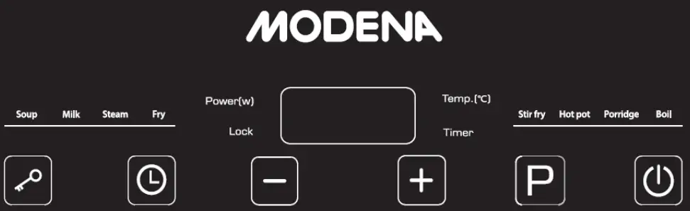 MODENA PI 1315 Portable Induction Cooker - Fig 3