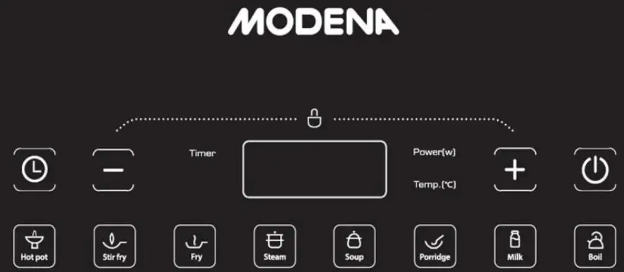 MODENA PI 1315 Portable Induction Cooker - Fig 4
