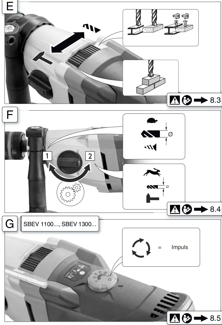 metabo SB 850 2 Cordless Impact Drill - fig 4