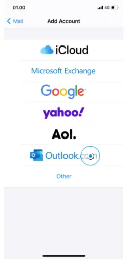 Apple iPhone 12 pro max set up hotmail 4