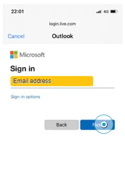 Apple iPhone 12 pro max set up hotmail 5