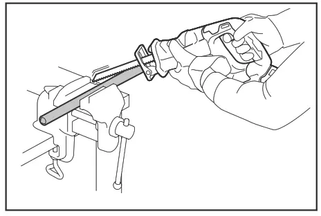 makita DJR188 Cordless Recipro Saw - 9