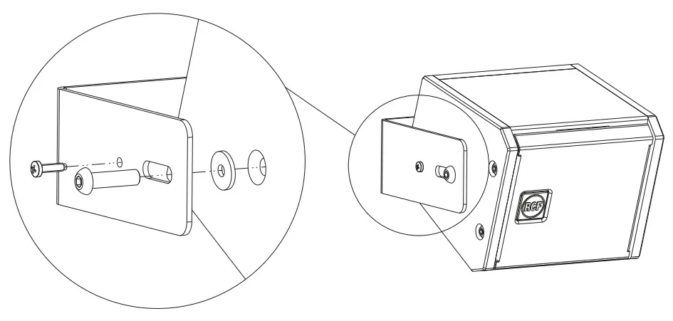 RCF COMPACT M SERIES Two Way Speakers fig 12