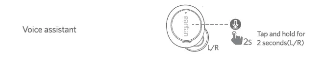 Activate the voice assistant