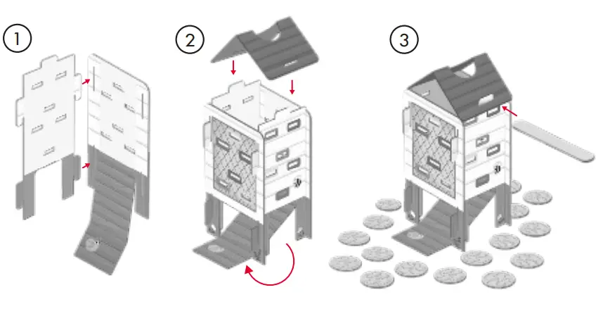 GOULA 114149 Childrens Game Happy Chicken Junior Box - 1