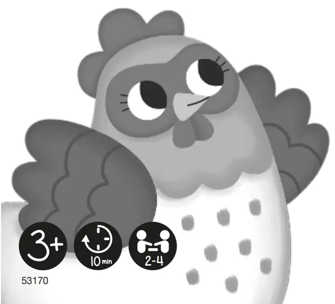 GOULA 114149 Childrens Game Happy Chicken Junior Box