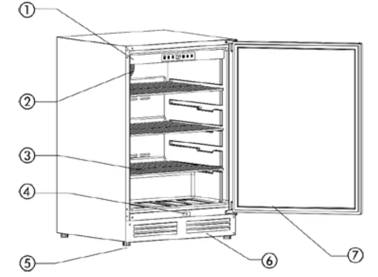 Awanti OR Series Outdoor Refrigerator Refrigerator- fig 1