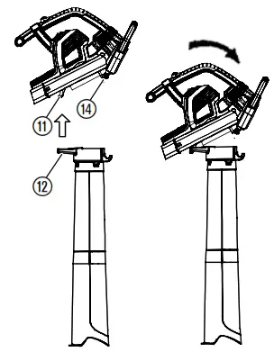 GARDENA EJ3000 Garden Vacuum Cleaner Blower - 4