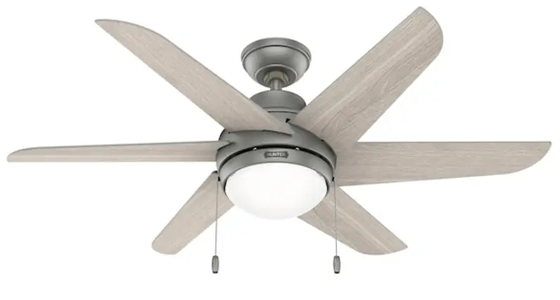 Hunter 51872 Sandin Matte Silver LED Indoor Ceiling Fan-