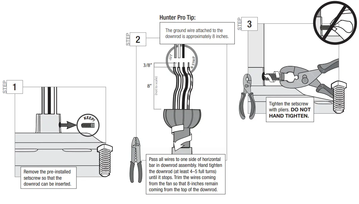 Hunter 51872 Sandin Matte Silver LED Indoor Ceiling Fan-fig12