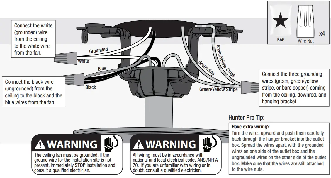 Hunter 51872 Sandin Matte Silver LED Indoor Ceiling Fan-fig15