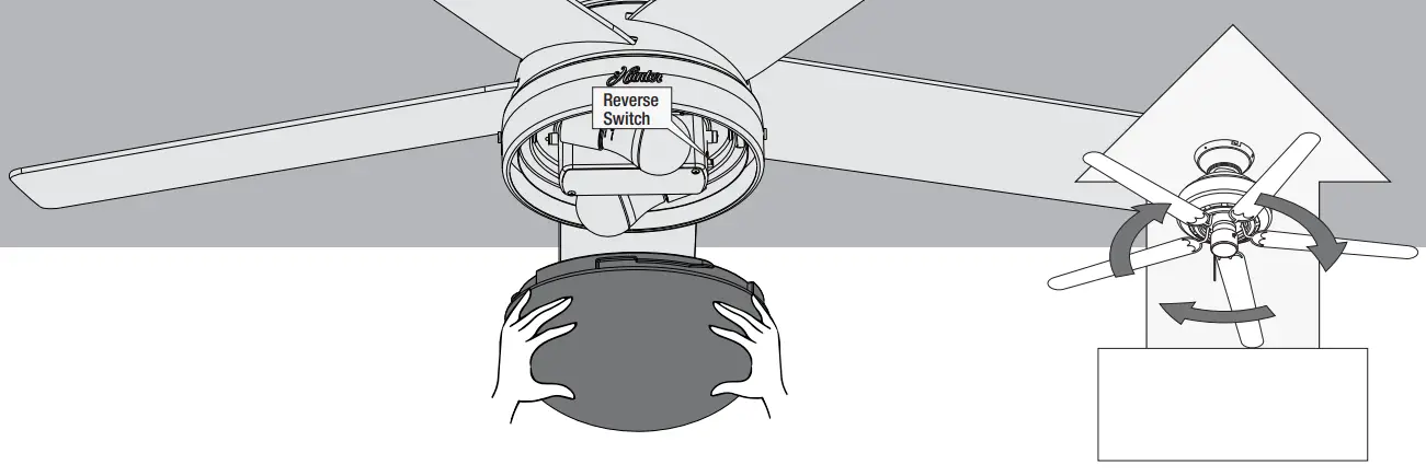 Hunter 51872 Sandin Matte Silver LED Indoor Ceiling Fan-fig24