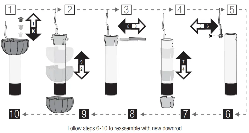 Hunter 51872 Sandin Matte Silver LED Indoor Ceiling Fan-fig26