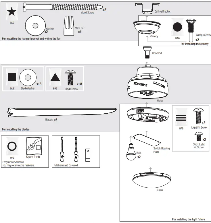 Hunter 51872 Sandin Matte Silver LED Indoor Ceiling Fan-fig3