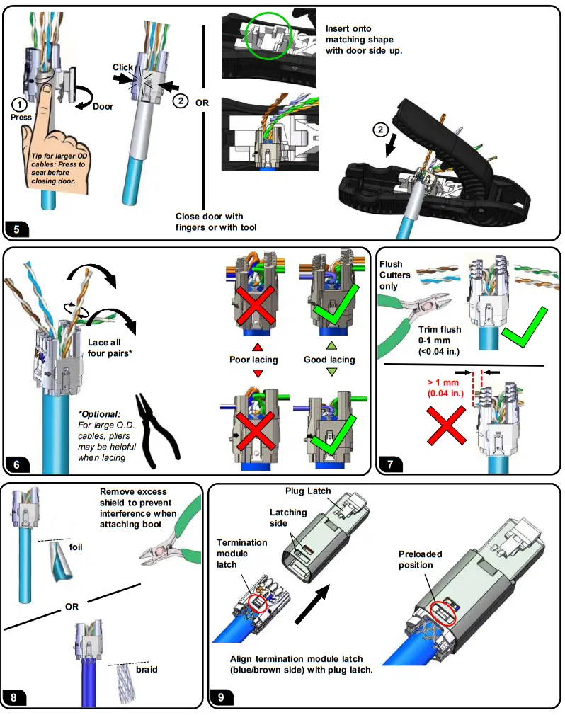 SIEMON RJ45 Z PLUG Field Terminated - fig