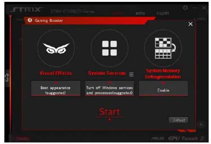 ASUS GPU Tweak II Software - Figure 2