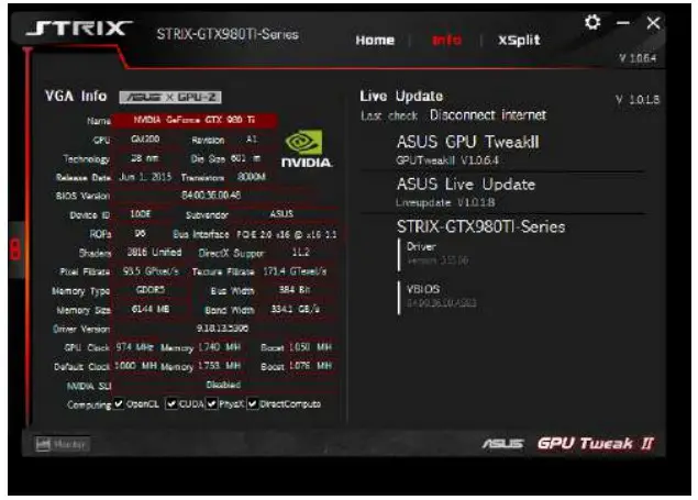 ASUS GPU Tweak II Software - Figure 4