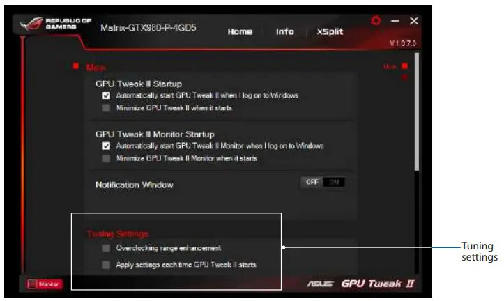 ASUS GPU Tweak II Software - Figure 7