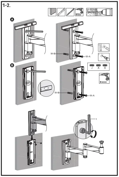 equip-650107-13-42-Inch-Articulating-TV-Wall-Mount-Bracket-Fig-06