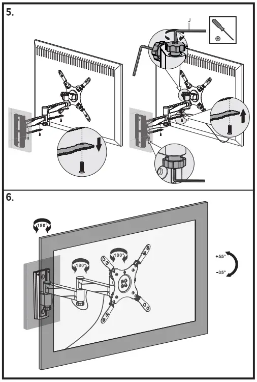 equip-650107-13-42-Inch-Articulating-TV-Wall-Mount-Bracket-Fig-09