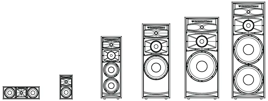 Cerwin-Vega XLS-15 Way Home Audio Floor Tower Speaker - 3