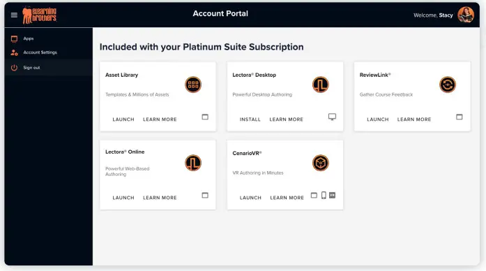 eLearning Brothers Account Portal Members Dashboard - Figure 12