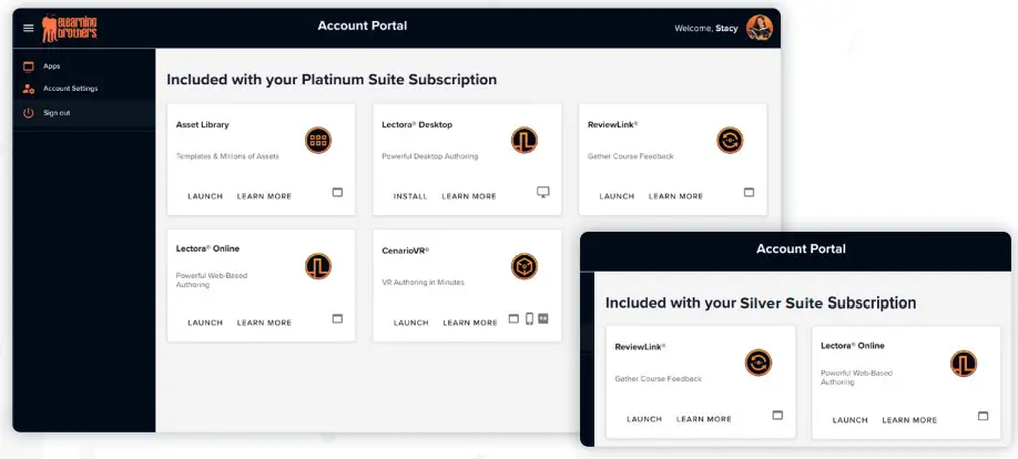 eLearning Brothers Account Portal Members Dashboard - Figure 2