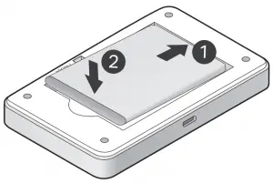 Install the provided battery