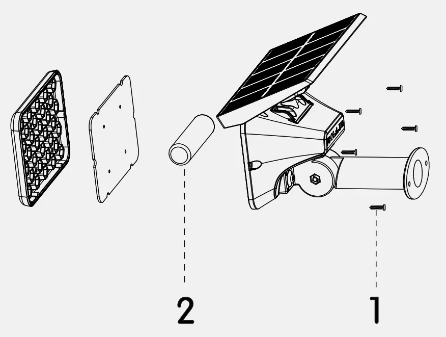 HOFTRONIC 5423093 Eagle Solar Garden Spotlight - fIG2