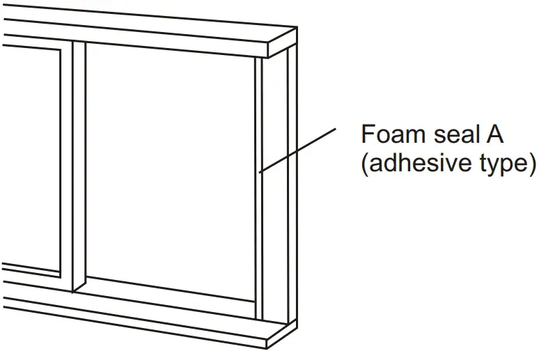 Installation in a sliding sash window