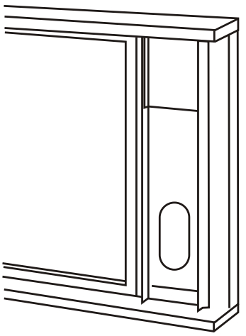 Installation in a sliding sash window