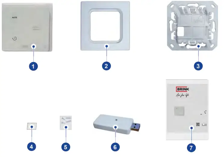 BRINK 616880 Wireless Controller with humidity sensor - fig 1
