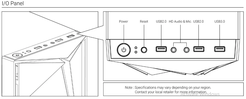 AeroCool Glider Cosmo G BK v1 Case - fig 14