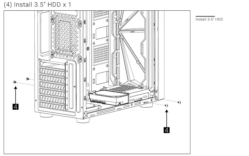AeroCool Glider Cosmo G BK v1 Case - fig 8