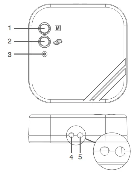 GENERAL MITRA 110S RF Digital Room Thermostat - RECEIVER