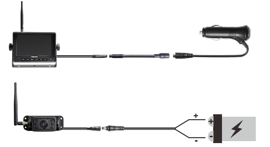 Haloview M5111 2.4G Digital 720P 5Inch-LCD-Wireless-Monitor-FIG9
