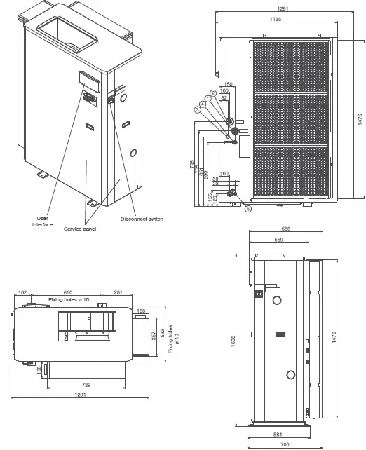 Carrier-30RBY-Air-Cooled-Ducted-Liquid-Chillers-FIG-9