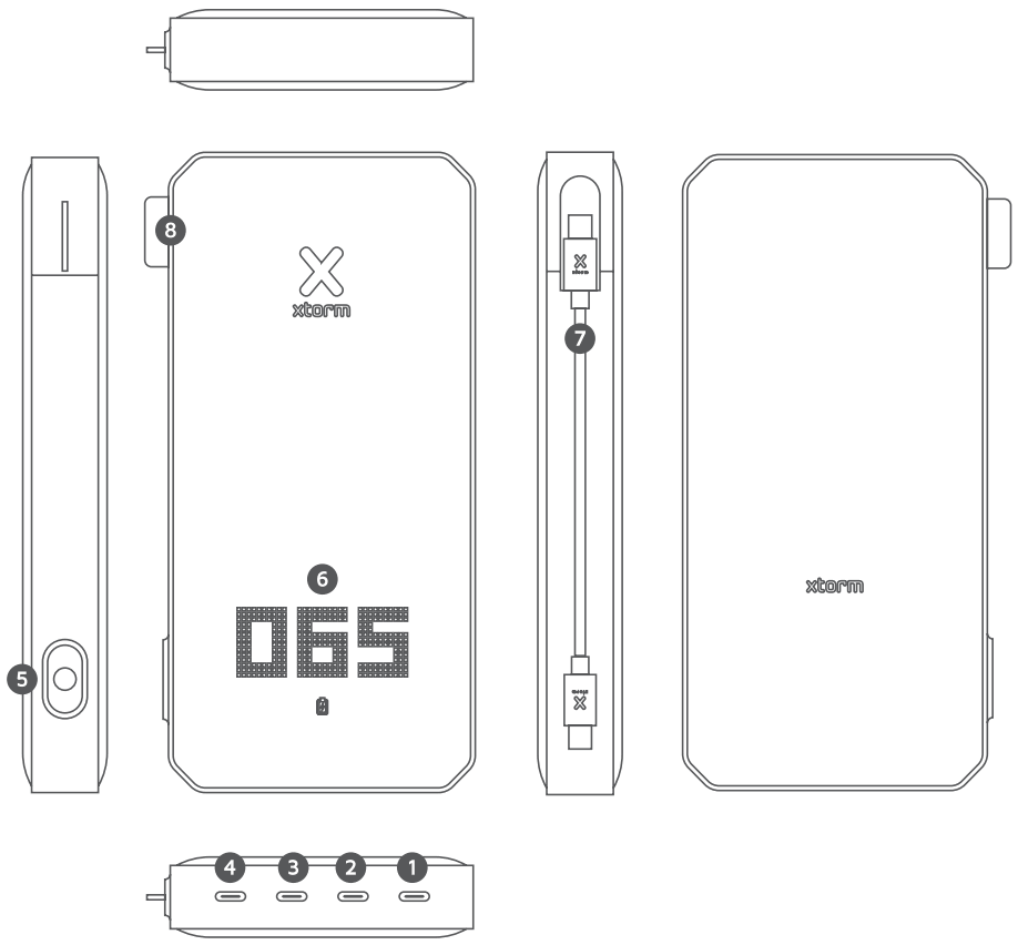 xtorm XB402 Titan Pro Power Bank - FIGURE 1