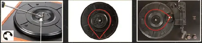 Crosley CR6010A-RE Collegiate Portable USB Turntable - 1