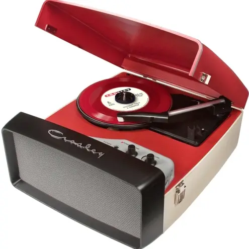 Crosley CR6010A-RE Collegiate Portable USB Turntable