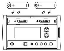 Honeywell RTH2520 Programmable - e battery cover