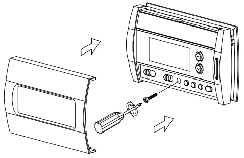 Honeywell RTH2520 Programmable - mount the