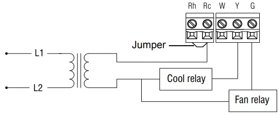 Honeywell RTH2520 Programmable - -wire Cooling