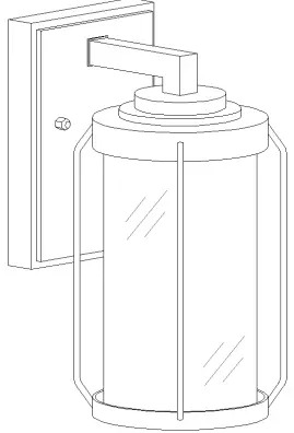 Uolfin A04255D Path 1-Light 10.24-Inch Dark Sky Outdoor Wall Light-FIG1