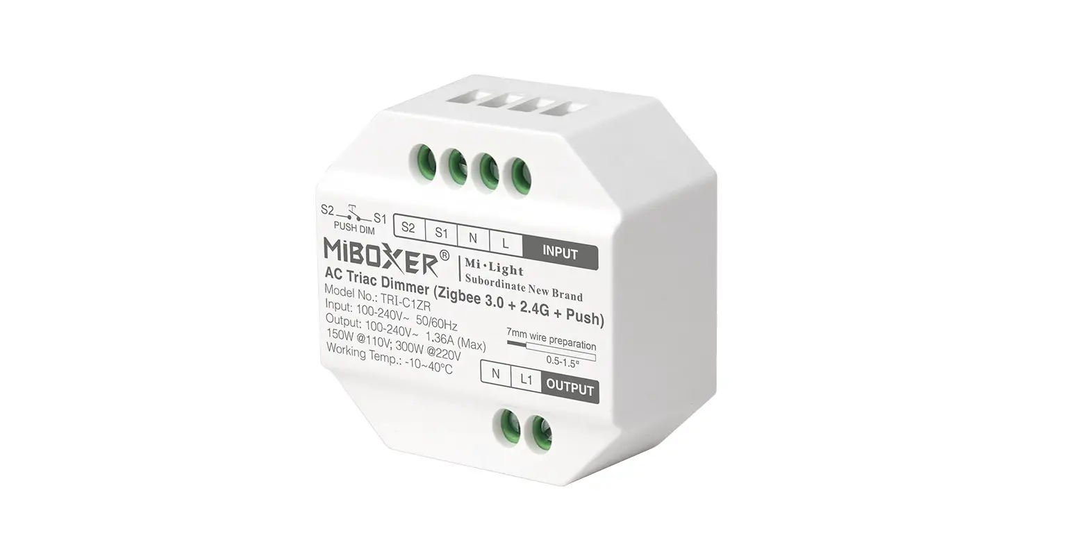 Miboxer Tri-c1zr Ac Triac Dimmer Instruction Manual