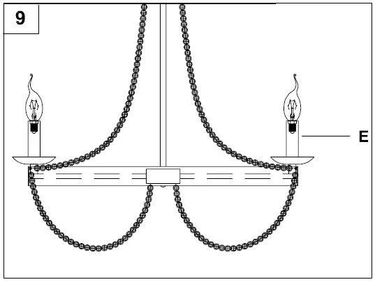 Parrot-Uncle-MD8803-6110V-6-Light-Wood-Bead-Chandelier-FIG-13