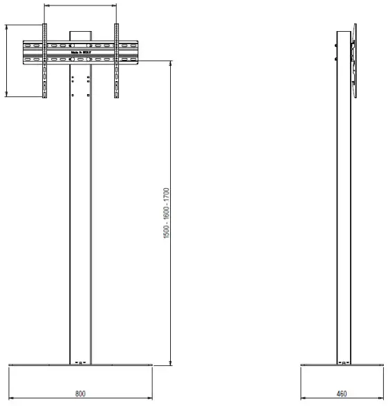 omb 09232 Window Stand - FREESTANDING VERSION