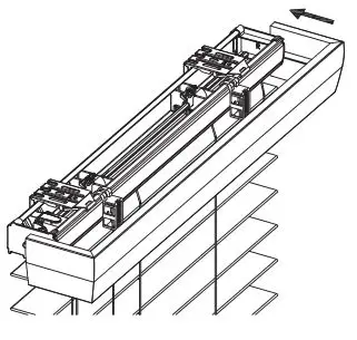 VENETA 65101-21734-D Timber Venetian Blind - Attach the valance to the headrail by inserting