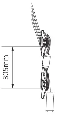 VENETA 65101-21734-D Timber Venetian Blind - Child Safety Cleat