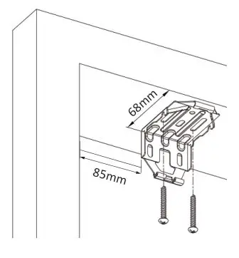 VENETA 65101-21734-D Timber Venetian Blind - Installing inside the window frame